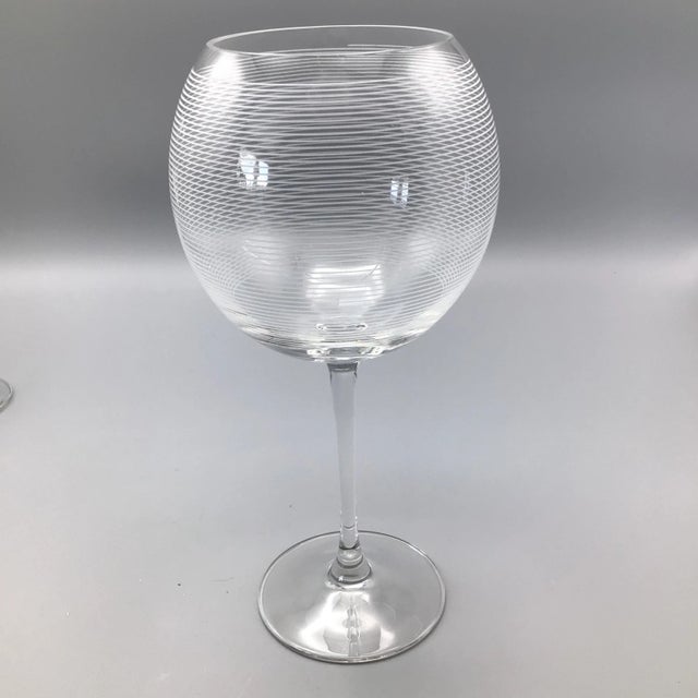 Transparent Mikasa Balloon Wine Glasses - Assorted Set of 4 For Sale - Image 8 of 13