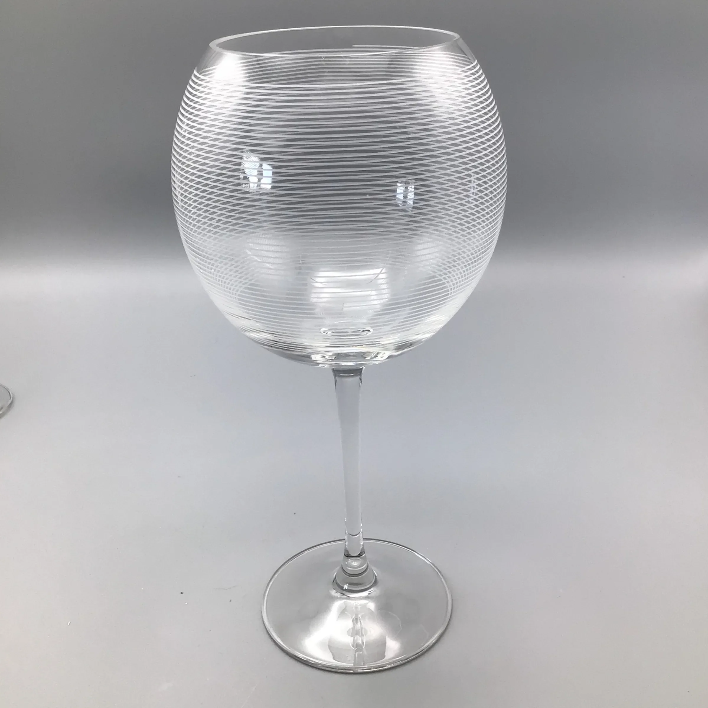 Vintage Set of Mikasa "Cheers" Crystal Balloon Wine Glasses-Set of 4 |  Chairish