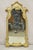 Vintage Italian Florentine Carved Sculpted Giltwood Cream and Gold Wall Mirror. Item features intentional distressed/hazy...