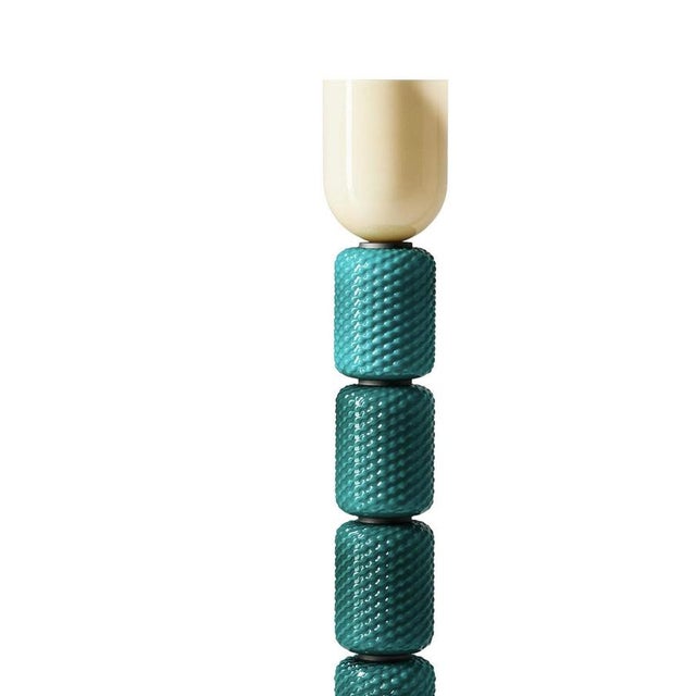 Glass Mid-Century Modern Ficupala Floor Lamp in Blown Glass & Marble from Cassina For Sale - Image 7 of 17