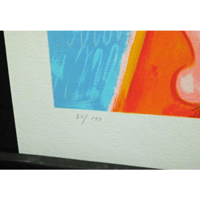 1990s 1980s "Tender Is the Night" Earl Linderman Hand Signed and Numbered Serigraph For Sale - Image 5 of 9