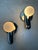 Vintage Wall Lamps in Chrome and Opaline, 1960s, Set of 2 For Sale - Image 4 of 9