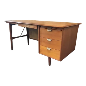 Mid 20th Century Danish Modern Style Teak Desk
