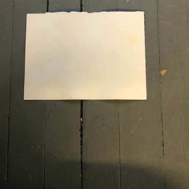 Original Vintage Theatre Illustration Watercolor Painting “ the Idiot” Signed For Sale - Image 4 of 5