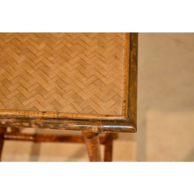 Pair of Late 19th Century Tortoise Bamboo Side Tables From France For Sale In Greensboro - Image 6 of 6