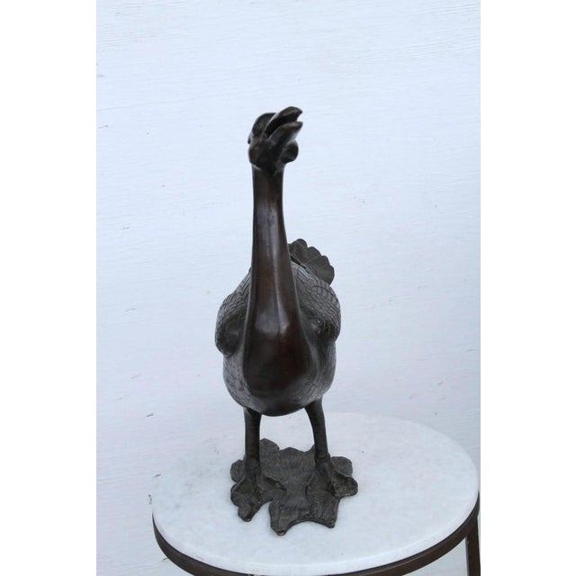 19th Ming Chinese Bronze Duck For Sale In Houston - Image 6 of 9