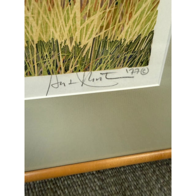 Realism Gordon Mortensen "West Baker Park 1977" Woodcut Original, Signed For Sale - Image 3 of 12