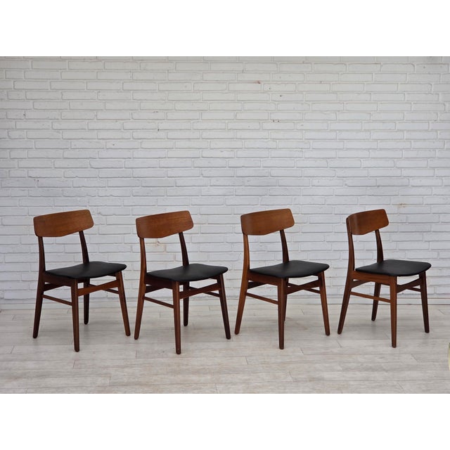 Vintage Danish Dining Chairs in Teak by Findahl Møbelfabrik, 1960s, Set of 4 For Sale - Image 16 of 18