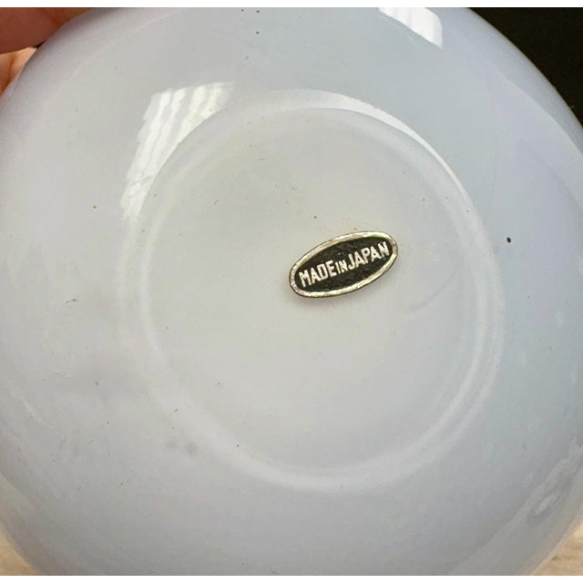 Vintage Blue Glass Ashtray – Midcentury Modern Wavy Design For Sale In Miami - Image 6 of 8