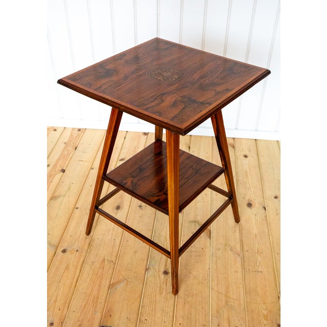 Antique Early 20th Century Edwardian Rosewood Side Table, 1900s For Sale - Image 6 of 18
