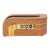 Art Deco Lawson Model P-40 "Zephyr" Streamlined Copper & Brass Electric Clock For Sale