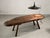 Gouge-cut Wooden Coffee Table, France, 1950s For Sale - Image 4 of 18