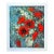 Original Still Life Acrylic Painting of Bouquet of Red Poppies Flowers Floral Signed Erna Freisinger Mid Century Modern For Sale
