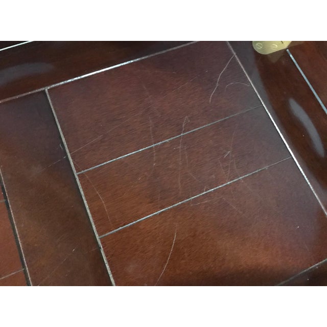 20th Century Contemporary Dark Wood Bombay Butler Tray Coffee