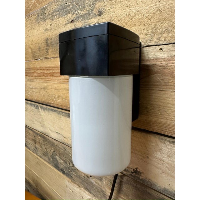 Czech Bakelite and Opaline Bathroom Wall Light, 1970s For Sale - Image 11 of 11