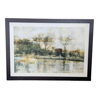 Crate & Barrel/Thea Schrack Framed Large Landscape Print Wall Art For Sale