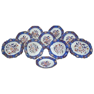 Copeland & Garrett Late Spode Ten-Piece Dessert Set
