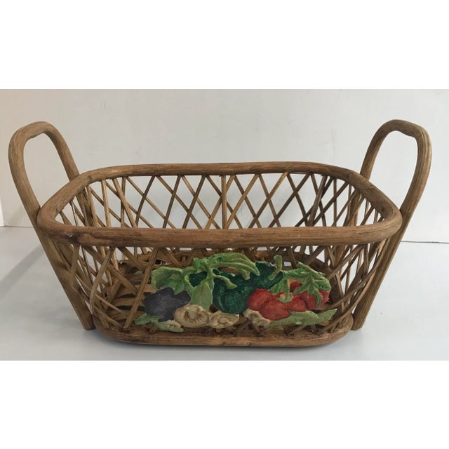 Cute little handled vegetable basket!