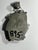 Native American 1990sBlackjack Turquoise Sterling Silver Pendant, Signed and Stamped For Sale - Image 3 of 4