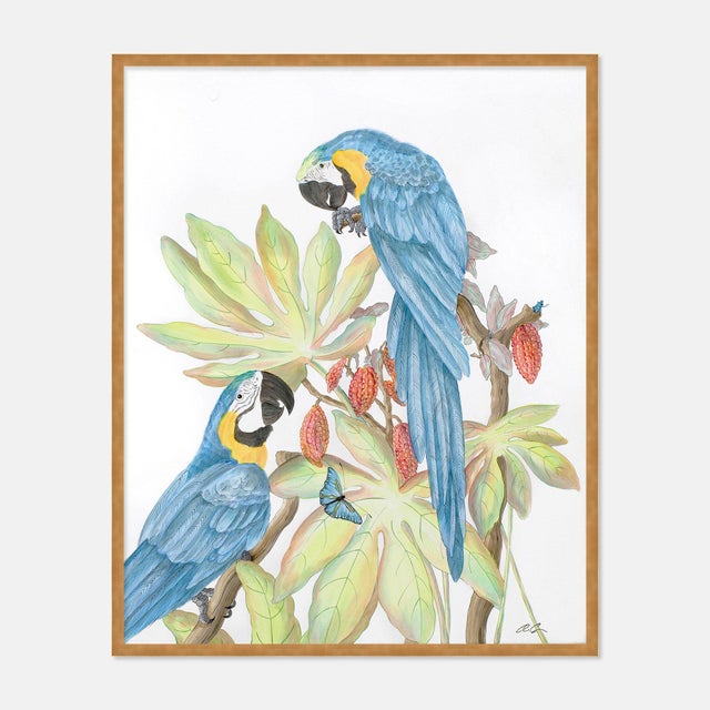 Allison Cosmos Forever and a Day by Allison Cosmos in Gold Framed Paper, Medium Art Print For Sale - Image 4 of 4