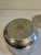 Metal Vintage Hammered Aluminum Lidded Ice Bucket With Floral Details For Sale - Image 7 of 9