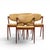 Kai Kristiansen Model 42 Mid Century Danish Rosewood Z Chairs - Set of 4 Each chair measures: 21 wide x 21 deep x 29.5...