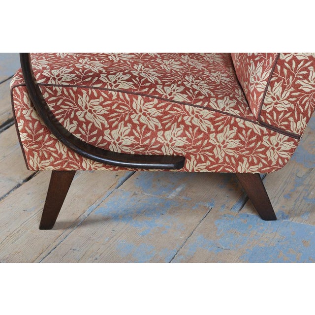 Art Deco Lounge Chair in Beech by J. Halabala for Up Zavody, 1930s For Sale - Image 10 of 13