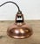 Vintage Industrial Copper Ceiling Lamp For Sale - Image 12 of 16