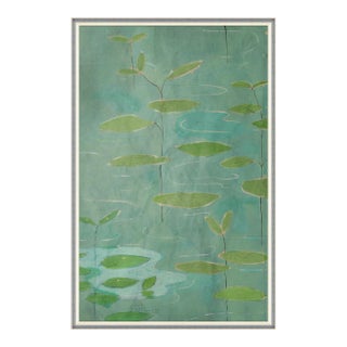 Lilies I Art Print in Silver Frame by Paule Marrot For Sale