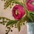 Farmhouse Ranunculus Flowers Still Life in Blue Vase, “Happiness Blooms” Original, Framed Oil Painting For Sale - Image 3 of 10