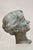 Vintage Patinated Cast Bronze Bust Statue Sculpture of Woman With Pinned Hair For Sale - Image 11 of 12