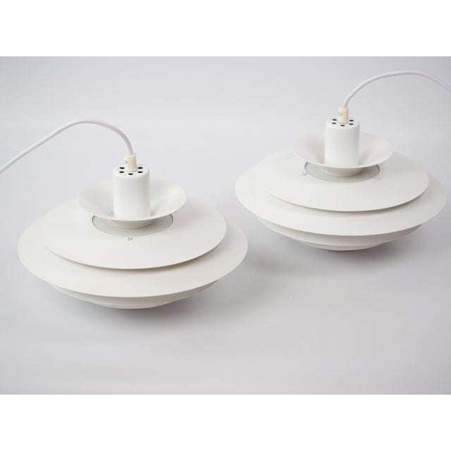 Vintage Danish Dania Lamp by Kurt Wiborg for Jeka, 1980s, Set of 2 For Sale - Image 12 of 13