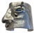 Silver Plate Evil Eye Wide Cuff Bracelet For Sale
