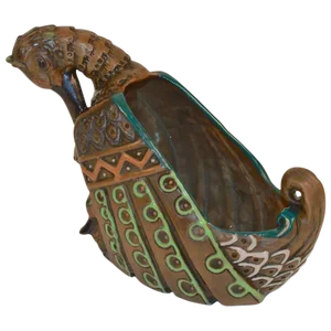 Arts and Crafts Austrian Amphora Duck Planter
