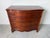 Hollywood Regency Vintage Georgian Style Mahogany Serpentine Chest of Drawers With Writing Brush Slide For Sale - Image 3 of 12