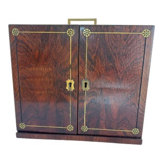 Antique Victorian Physician’s Portable Apothecary Chest Original Bottles/Late 19th Century For Sale