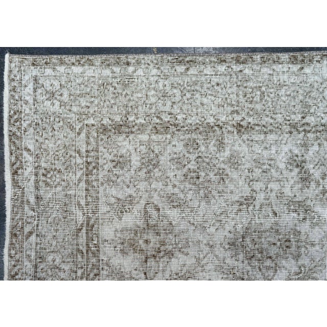 Early 21st Century Turkish Vintage Rug 6'7" x 10'5" #21407 For Sale - Image 5 of 8