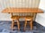 Vintage Three Pieces Solid Wood Kitchen Island / Dining Set by Eastern Butcher Block Country Furniture in the Charlotte...