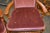 1950s 1950s Vintage Pair of Dark Pink / Mauve Velvet & Carved Wood Attributed to Eastlake Arm / Side Chairs For Sale - Image 5 of 12