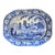 A rare complete pair, this meat drainer insert and its matching under tray/platter are a gorgeous addition to any...