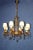 Mazarin Chandelier in Gilded Bronze and Crystal, 1940s For Sale - Image 9 of 12