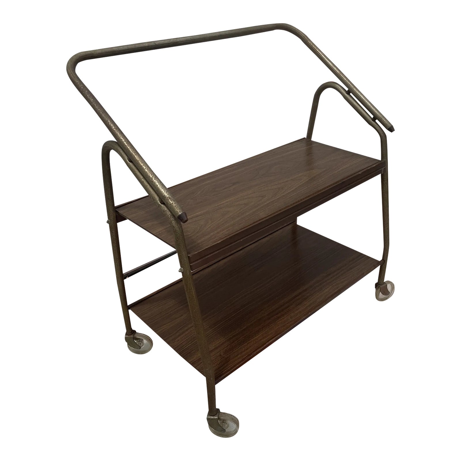 1970s Vintage Gusdorf Bar Cart Chairish