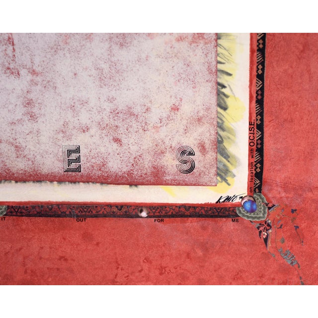 Surrealism "Ruptured Futures" Satirical Bond Paperwork Collage by Mickey "Kano" Kane For Sale - Image 3 of 4