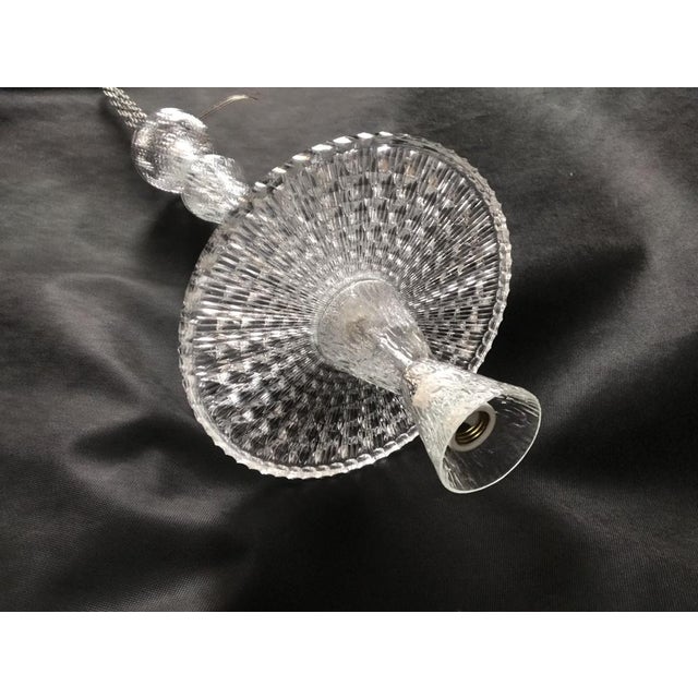 Vintage Glass Ceiling Lamp, 1970s For Sale - Image 17 of 18