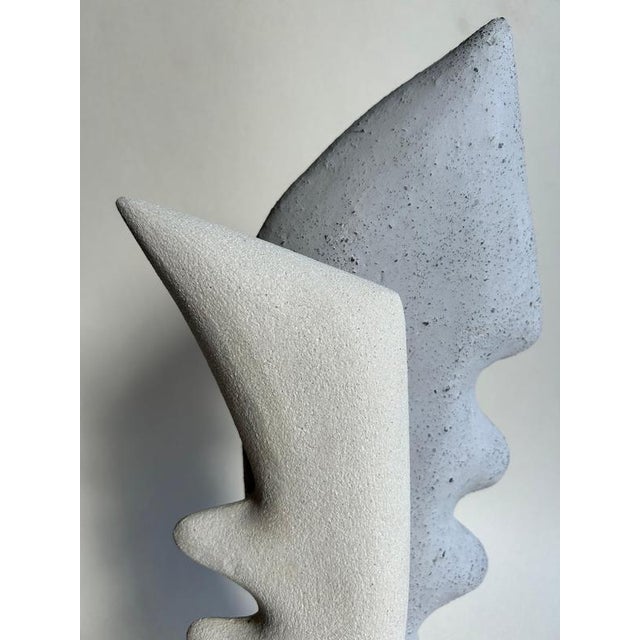 Twin Flames Sculpture in Chamotte Stoneware by Thalia Dalecky For Sale - Image 4 of 10