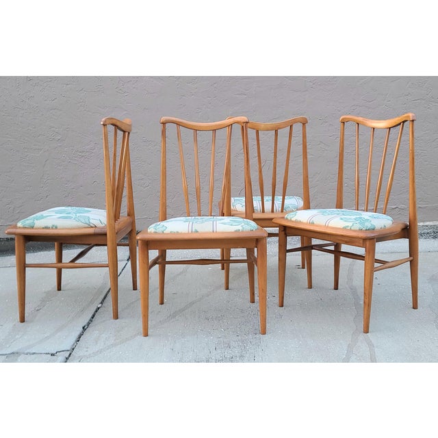 MidCentury Pecan Dining Set by Marden Manufacturing Marked Union Made