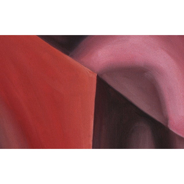 2000s "Strawberry and Ribbon" Gallery Wrapped Oil Painting by Judith Moore For Sale - Image 4 of 10