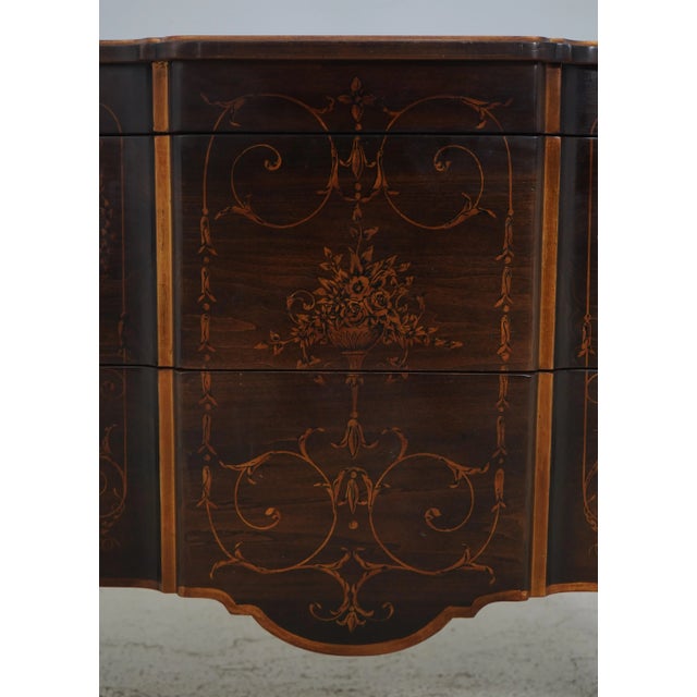 Brown John Widdicomb Neoclassical Paint Decorated Commode Chest For Sale - Image 8 of 12