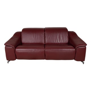 3-Seater Sofa in Leather from Himolla For Sale