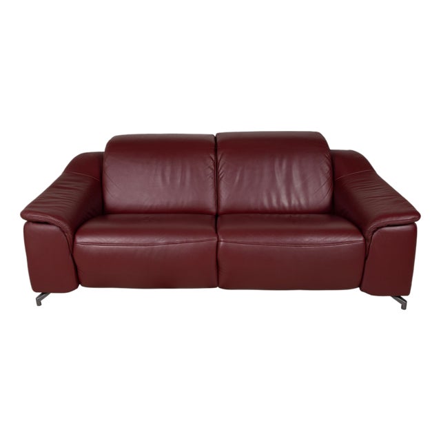 3-Seater Sofa in Leather from Himolla For Sale